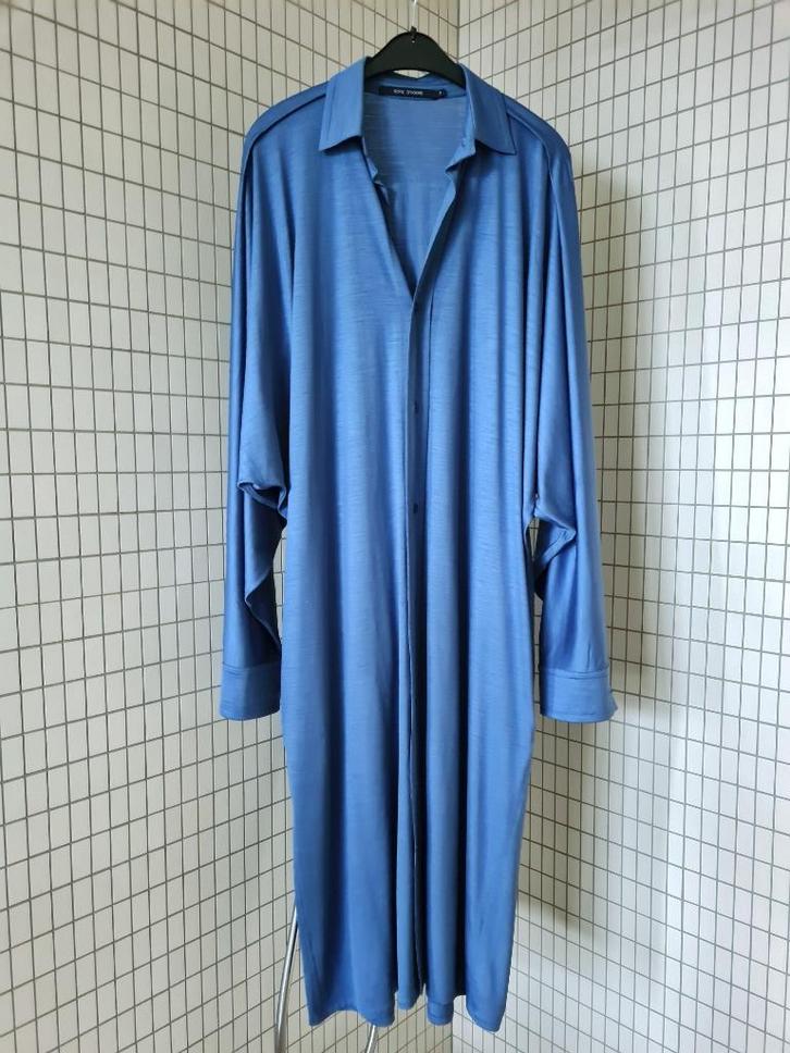 Sofie D'Hoore jurk, Kleding | Dames, Jurken, Zo goed als nieuw, Maat 38/40 (M), Blauw, Onder de knie, Ophalen