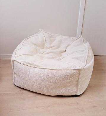 Zitzakzetel H58cm x B100cm x D90cm(kleur: gebroken wit)  beschikbaar voor biedingen