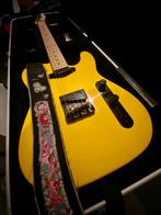 Telecaster partcaster yellow graffiti, Muziek en Instrumenten, Snaarinstrumenten | Gitaren | Elektrisch, Ophalen, Solid body, Overige merken
