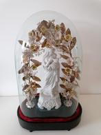 zeldzame Victoriaanse globe met bisque Madonna met kind, Enlèvement