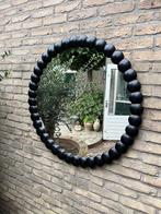 Nieuwe Handcraft Wooden Mirror/Spiegel Uniek diameter 90 cm, Huis en Inrichting, Woonaccessoires | Spiegels, Rond, Nieuw, Ophalen of Verzenden