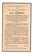doodsprentje Vlaamse oostfronter  Berlare + Nicroskoi 1943, Verzamelen, Ophalen of Verzenden, Landmacht, Boek of Tijdschrift