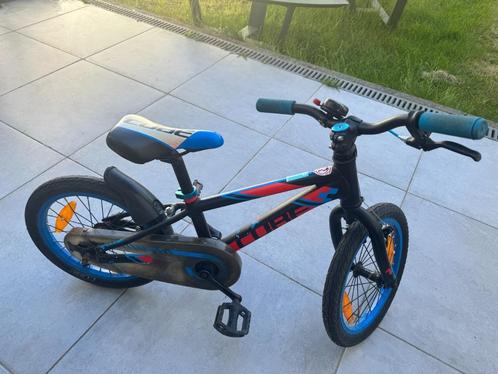 Cube 160 kinderfiets – race design, Fietsen en Brommers, Fietsen | Jongens, Gebruikt, 16 inch, Handrem, Ophalen
