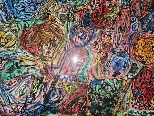 Theo Wolvecamp  Betreft een uniek werk  Gesigneerd  Klaar vo, Antiek en Kunst, Kunst | Schilderijen | Klassiek, Ophalen