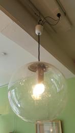 transparante glazen bolophanging, Ophalen, Zo goed als nieuw, Glas