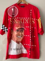 T-shirt rétro exclusif Michael Schumacher en parfait état, Comme neuf, Rouge, Taille 56/58 (XL), Enlèvement ou Envoi