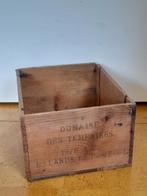 Wijnkist: Domaine des templiers 1975 A.C. Lalande de pomerol, Doe-het-zelf en Bouw, Kratten en Dozen, Ophalen, Gebruikt
