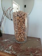 Vaas met kurken (champagne en wijn), Ophalen, Zo goed als nieuw, Glas, Minder dan 50 cm
