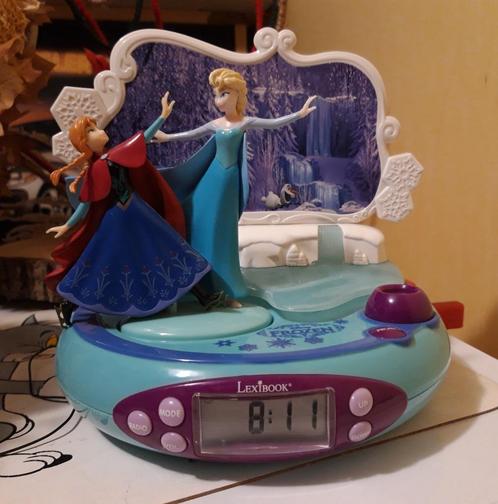 Disney Frozen - wekker, Handtassen en Accessoires, Horloges | Kinderen, Zo goed als nieuw, Ophalen
