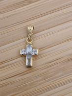 Médaille croix or 18k avec une pierre., Enlèvement ou Envoi, Jaune, Or