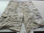 cargo fit short XL camouflage w36" in goede staat, Beige, Cargo fit, Taille 56/58 (XL), Porté