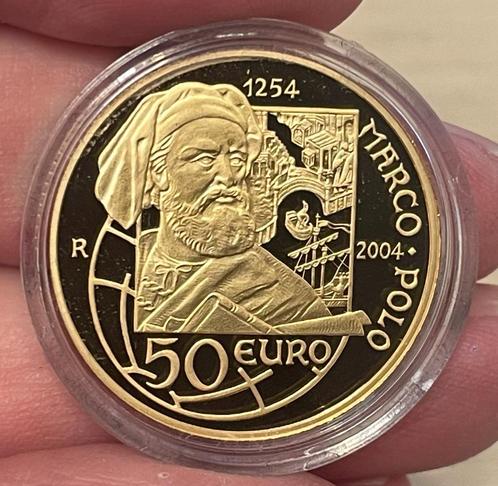 Gouden doos 20 en 50 euro San Marino 2004. Zeldzaam, Postzegels en Munten, Munten | Europa | Euromunten, Setje, Overige waardes
