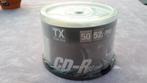 CD- TX - Spindle van 50 st Blanco CD-R 700MB-52x- NU 8€!!!, Ophalen of Verzenden, Nieuw, Cd