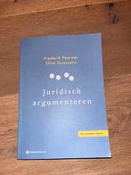 Juridisch argumenteren, Boeken, Ophalen, Nieuw, Hoger Onderwijs, Frederik Peeraer en Elise Goossens