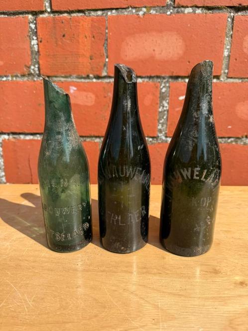 3 bierflesjes: Berlaar - Rotselaar, Verzamelen, Biermerken, Gebruikt, Flesje(s), Ophalen of Verzenden