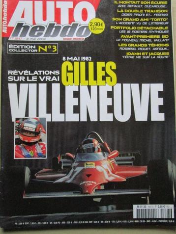 Gilles Villeneuve beschikbaar voor biedingen