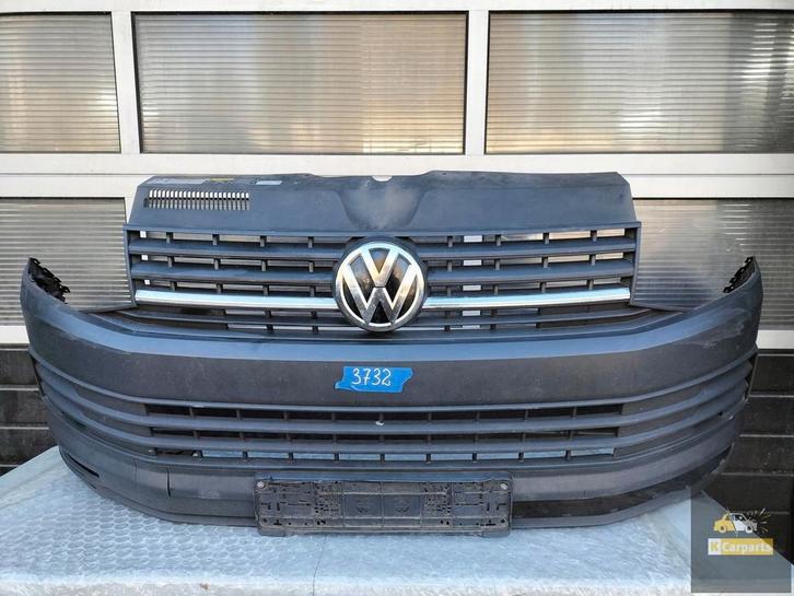 VW TRANSPORTER T6 VOORBUMPER 7H0807221D, Auto-onderdelen, Carrosserie, Bumper, Volkswagen, Gebruikt