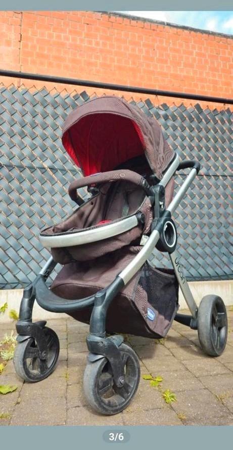 Chico urban 2 in 1 + adapter maxi cosi, Kinderen en Baby's, Kinderwagens en Combinaties, Gebruikt, Kinderwagen, Overige merken