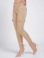 Guess skinny cargo broek maat L, Guess, Beige, Maat 42/44 (L), Nieuw