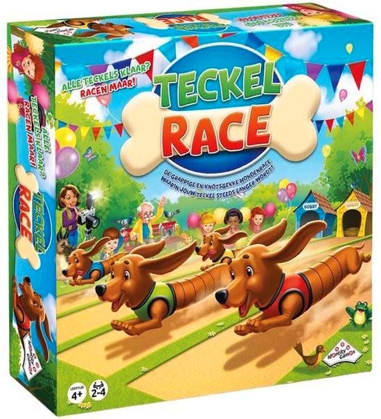 Gezelschapsspel Teckelrace, Hobby en Vrije tijd, Gezelschapsspellen | Overige, Zo goed als nieuw, Ophalen