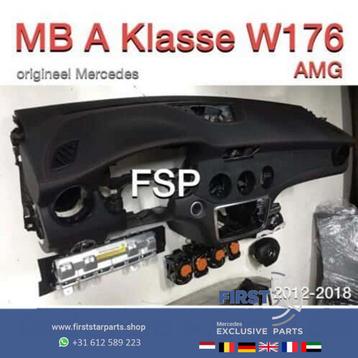 W176 A45 AMG Dashboard + Airbag Set Mercedes A Klasse rood beschikbaar voor biedingen