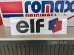 elf olie lichtbak reclame plaat, Ophalen of Verzenden, Gebruikt, Lichtbak of (neon) lamp