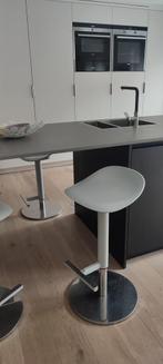 4 x Chaise haute/tabouret de bar Ikea, Réglable en hauteur, Métal, 4 tabourets, Enlèvement