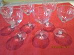 Verres (6) à vin blanc ou à digestif sur pied, Enlèvement ou Envoi, Comme neuf, Autres types