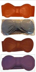 16 elastische tailleriemen, 4 kleuren, lgt 60-78 cm, NIEUW, Kleding | Dames, Overige kleuren, 5 cm of meer, Minder dan 80 cm, Nieuw