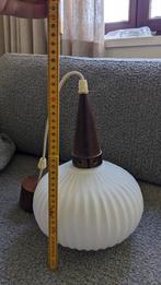 Vintage Hanglamp Louis Kalf, Maison & Meubles, Lampes | Suspensions, Utilisé, Enlèvement ou Envoi, Verre
