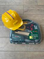 Bosch gereedschapskoffer met helm en veiligheidsbril, Kinderen en Baby's, Ophalen of Verzenden, Gebruikt