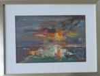 JACK GODDERIS / LANDSCHAP / OLIEVERF / 43x56cm / KADER / SIG, Ophalen of Verzenden
