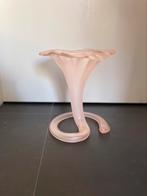 Vase corolle « Lily » Stiver, Italie, rose pâle, Ophalen, Gebruikt, Glas