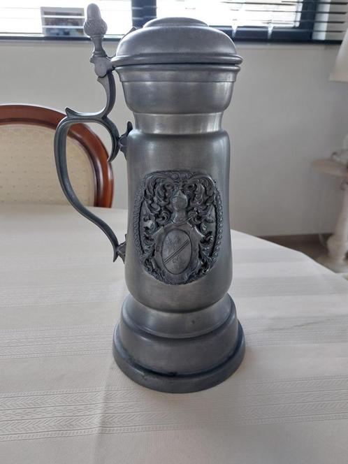 Tinnen pot tin drinkbeker schenkkan, Antiek en Kunst, Antiek | Tin, Ophalen of Verzenden