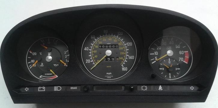 Reparatie Kmteller MB 380SL-WB107-R107-C107-W126 instrument, Auto-onderdelen, Dashboard en Schakelaars, Mercedes-Benz, Gebruikt