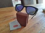 Ray-Ban opvouwbare zonnebril met paarse spiegelglazen, Comme neuf, Ray-Ban, Enlèvement, Lunettes de soleil