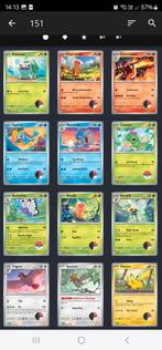 151 pokemon, Hobby en Vrije tijd, Verzamelkaartspellen | Pokémon, Ophalen of Verzenden, Zo goed als nieuw