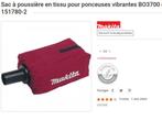 Sac à poussière en tissu ponceuse MAKITA B037000 et B03711, Bricolage & Construction, Outillage | Ponceuses, Autres types, 600 à 1200 watts