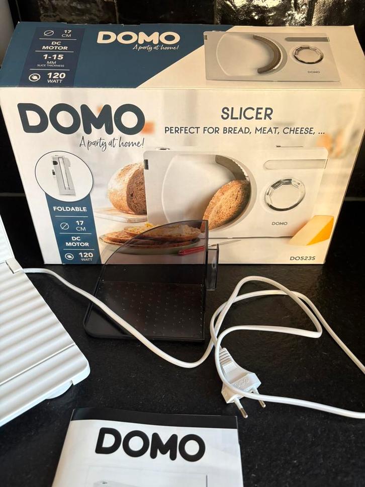 Domo DO523s Snijmachine - Elektrisch - 120W, Elektronische apparatuur, Overige elektronische apparatuur, Nieuw, Ophalen