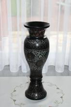 Vaas, Huis en Inrichting, Woonaccessoires | Vazen, Ophalen, Overige materialen, Zwart, Zo goed als nieuw