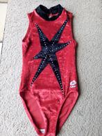 turnpakje maillot de gymnastque Agiva 8 jaar, Sports & Fitness, Gymnastique, Rouge, Taille enfant de 122 à 140, Enlèvement ou Envoi