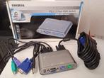 KONIG KVM Switch 2-Port USB + PS2, Informatique & Logiciels, Station d'accueil, Konig, Enlèvement ou Envoi, Neuf