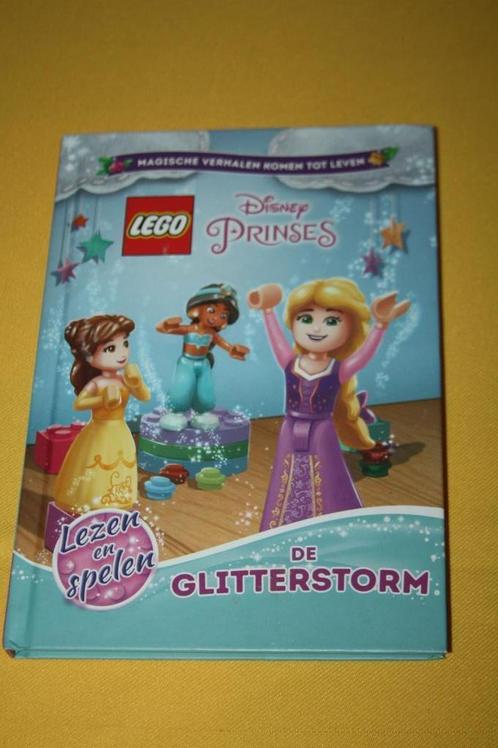 Lego Disney Prinses , Lezen en spelen "de glitterstorm " HC, Collections, Disney, Comme neuf, Autres types, Cendrillon ou Belle