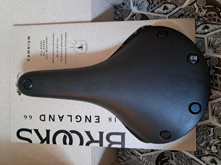 Brooks Cambium C19 All weather fietszadel zwart, Fietsen en Brommers, Fietsonderdelen, Nieuw, Algemeen, Zadel, Ophalen