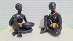Gmunderkeramik Fink keramieken figuurtjes, 2 stuks. fifties, Ophalen of Verzenden