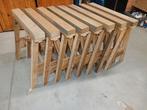 Stevige houten schragen (tafelhoogte of zaagbok) (8 stuks), Enlèvement, Neuf, 70 à 120 cm