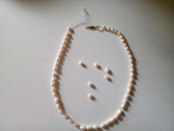 Superbe collier de perles d'eau douce ancien 1930