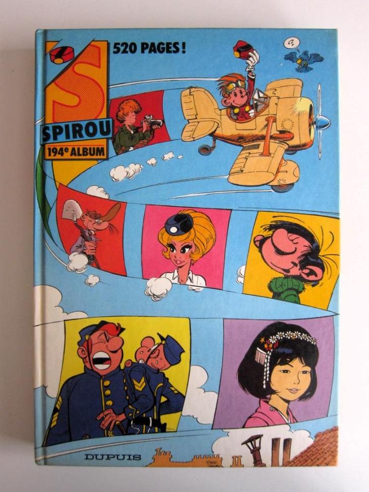Rare recueil Spirou 194 (1988) + folder, Livres, BD, Utilisé, Une BD, Enlèvement ou Envoi