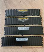 32GB 2x Corsair Vengeance LPX CMK16GX4M2B3200C16, Computers en Software, RAM geheugen, Ophalen of Verzenden, Zo goed als nieuw