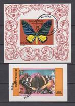 Vlinders_4: Nagaland–Vel+2 blokken–CTO-In uitmuntende staat, Enlèvement ou Envoi, Animal et Nature